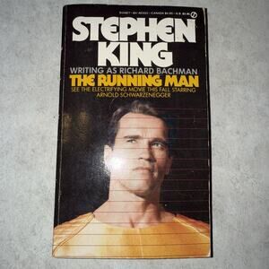 The Running Man By Stephen King - 1st Print Paperback - Richard Bachman